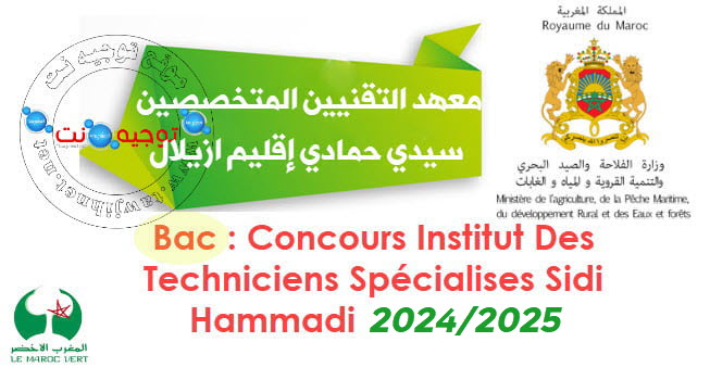 Institut Techniciens Spécialises Sidi Hammadi 2024