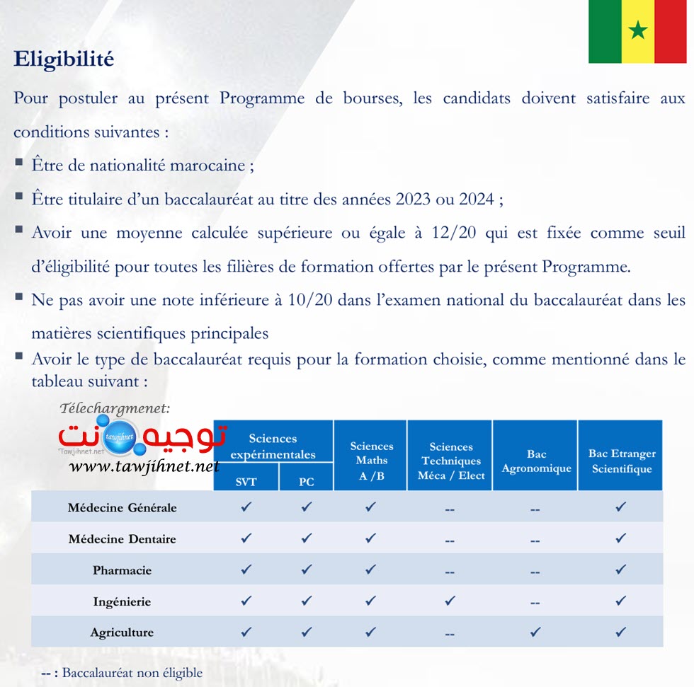 Bourses Sénégal cooperation  maroco-sénégalais 2024 - 2025.jpg