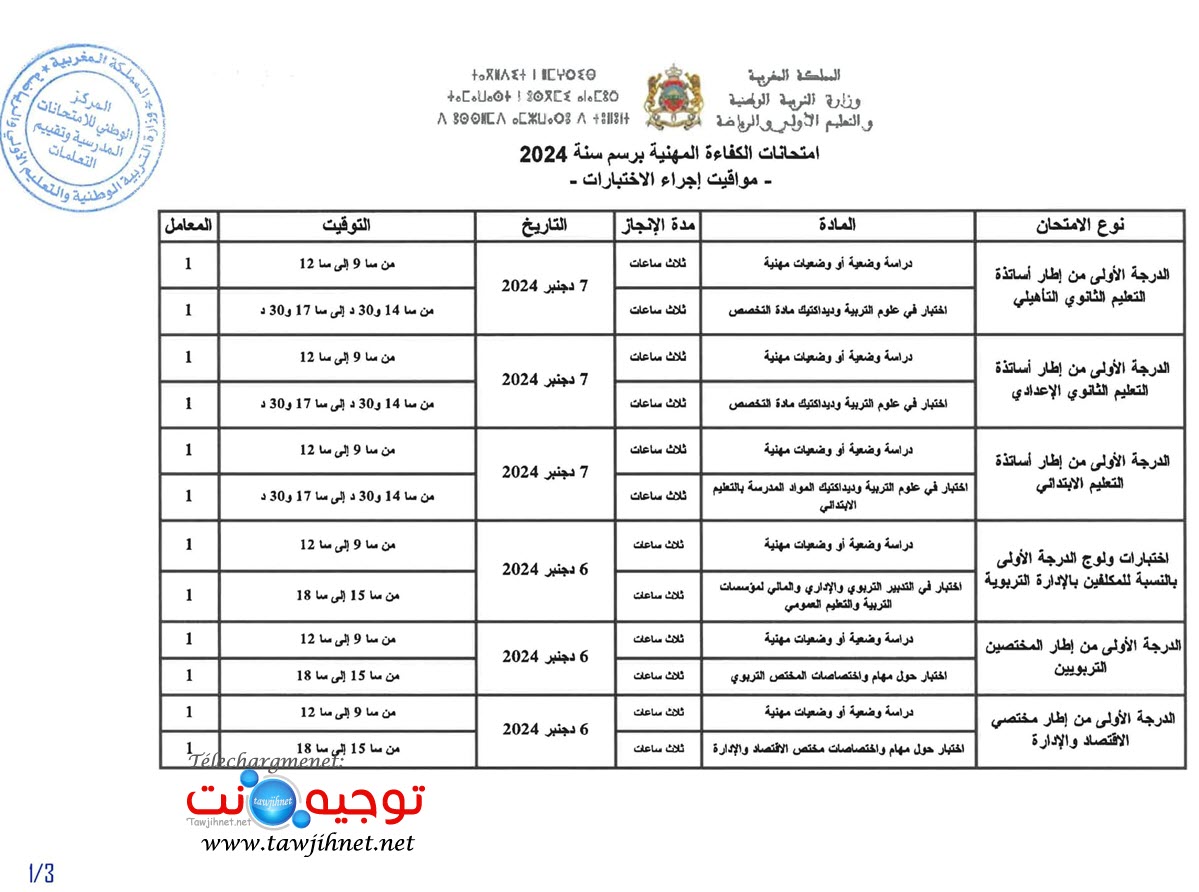 اختبارات الامتحانات الكفاءة المهنية 2024-1.jpg